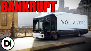 Volta Trucks Goes Bankrupt  Disruptive Investing News [upl. by Elbertine988]