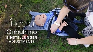 Fidella Onbuhimo carrier  ADJUSTMENTS [upl. by Assirt]