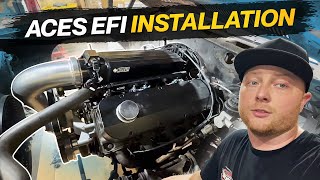 Aces EFI Installation amp Fire Up On Big Block Chevelle [upl. by Aisanahta650]