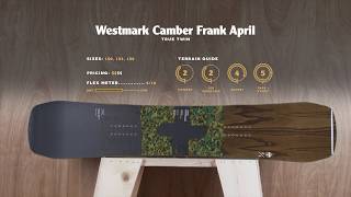 Arbor Snowboards  Westmark Camber Frank April 1920 [upl. by Franny]