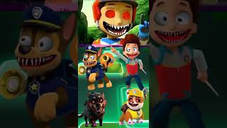 Paw Patrol Scary Chase 🆚 Rubble 🆚 Sky 🆚 Catboy 👻🐾 x Coffin Dance tileshop coffindance pawpatrol [upl. by Anoerb]