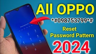 Any Oppo Forgotten Password Unlock How to unlock oppo android phone Updated 2024 [upl. by Ahouh]