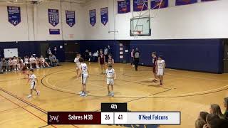 Sabers MSB vs O’Neal Falcons 111424 [upl. by Arivle]