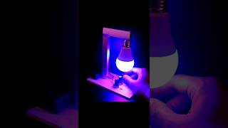 DIY RGB Light Bulb Transform a Normal Bulb DIY RGBLight LightingHacks Shorts LightBulbHack [upl. by Nehpets171]