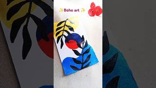 Boho painting ideas art bohoart easydrawing painting boho subscribe easy [upl. by Concordia]