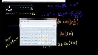 Incomplete ionization of dopants in semiconductors [upl. by Allekim]