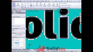 Convert an image into a SolidWorks feature [upl. by Anelle]