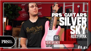 PRS Guitars  Roxy Pink Silver Sky  4K Video  Demo with Heartbreaker Guitars [upl. by Ailuj]