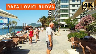 🏖️Rafailovići🌴Budva🌞Montenegro🇲🇪2024🚶🏻‍♂️Walking tour📷4K60 [upl. by Galliett]