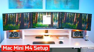 How To Setup Triple Monitors with Mac Mini M4M4 Pro [upl. by Wallie]