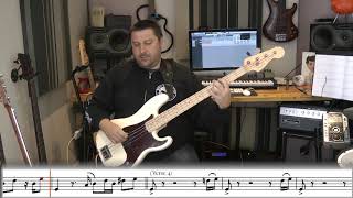 The Doobie Brothers Long Train Running Bass Cover [upl. by Pinkerton]