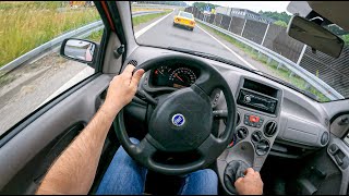 2004 Fiat Panda 11 54 HP 0100 TOP SPEED POV Test Drive 818 Joe Black [upl. by Laval373]