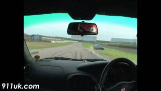 Porsche 911 GT3 Rockingham Track Day Spin and Crash [upl. by Enomes590]