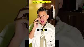 Indian crackers comedy crackers funny crakers carryminati crackersworld roast crackersindia [upl. by Shrier]