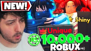 I Spent Robux And Became OVERPOWERED on Roblox Anime Tower Defense [upl. by Spancake]