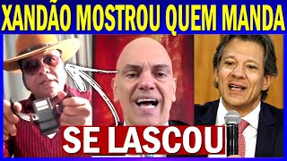 Bolsonarista QUEBRA TORNOZELEIRA e DESAFIA Xandão Haddad faz pronunciamento HISTÓRICO [upl. by Anastasius]