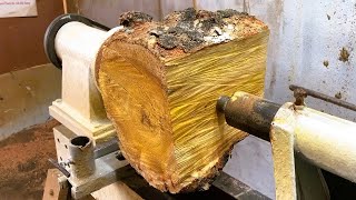 Recycle woodturning tools Creative Woodworking Ideas From Discarded Wood Pieces [upl. by Blayne294]