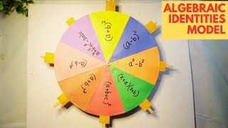 Algebraic Identities Working Model  Maths Working Model  Maths model  Exhibition model for school [upl. by Haldas]