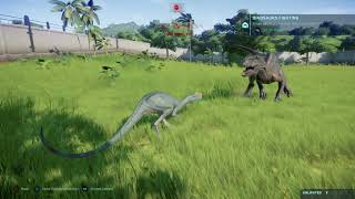 Proceratosaurus vs Indoraptor Jurassic World Evolution [upl. by Rich]