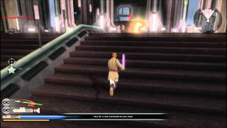 HD Battlefront 2 custom map review Corrucant Jedi vs clones [upl. by Airehs]