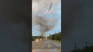 Violent tornado entering Andover Kansas [upl. by Ayeka237]