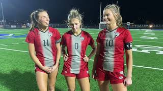 Minford’s Lexi Conkel Lexi Pendleton and Maggie Risner discuss regional win over LynchburgClay [upl. by Anitirhc]