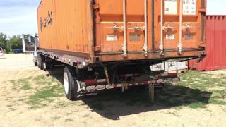 LANDOLL 343 CONTAINER TRAILER [upl. by Odama300]