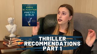 Thriller Recommendations Part 1  My favorite thriller books [upl. by Aramahs]