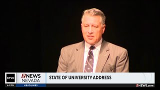 University of Nevada Reno President Brian Sandoval delivers State of the University Address [upl. by Yendirb960]