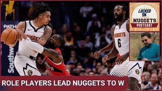 Locked On Nuggets POSTCAST Young Guys Shine in Comeback win versus Raptors [upl. by Arakat]