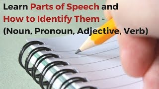 Learn Parts of Speech and How to Identify Them  Learn English with Unacademy [upl. by Akerdnahs]