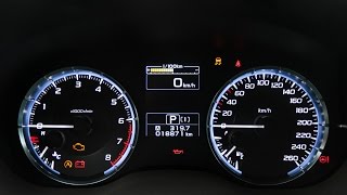 Subaru Levorg 16 GTS acceleration 80120 kmh [upl. by Harahs]