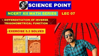 Differentiation of inverse trigonometrical function [upl. by Nosnehpets]