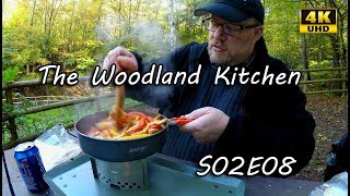 The Woodland Kitchen S02E08 Pork Fajitas  Trangia Triangle [upl. by Nolyarb]