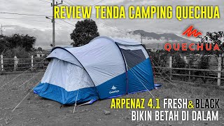 Review Tenda Quechua Arpenaz Family 41 Fresh amp Blcak [upl. by Kahn904]