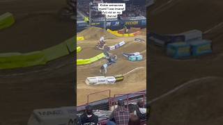 Kicker Arenacross Rd 1 Crash Highlight Reel compilation crash fail motocross dirtbike moto [upl. by Alpheus445]