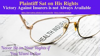 Plaintiff Sat on His Rights [upl. by Sidalg]