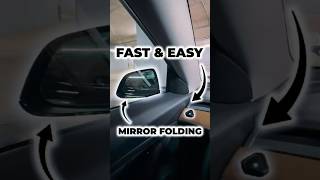 Fold Mirrors  Smart Hack For Your Tesla 👨‍🏫 [upl. by Namrej]