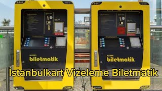 İstanbulkart Vizeleme Biletmatik  İstanbulkart Vizeleme İşlemi [upl. by Alemaj]