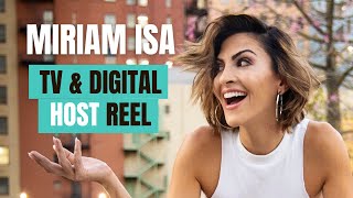 Miriam Isa  TV amp Digital Hosting Reel [upl. by Esil51]