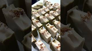 Best handmade soap 🌿🌸shorts handmadesoap coldprocesssoap fragrance soapmaking [upl. by Laraine]