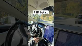 FSD beta part 2 elektromosauto autó fsd fullseldrive funny tesla önvezetés fail [upl. by Ahsiyn352]