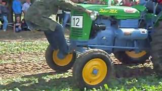 Zetor 25K tractor pulling Wilkowice [upl. by Ybanrab]