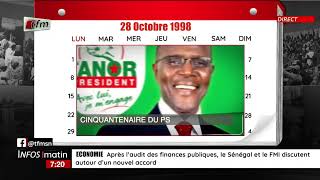 1 jour au SENEGAL  28 Octobre 1998  Commémoration à Thiès du 50ème anniversaire du Parti Socialist [upl. by Chico]