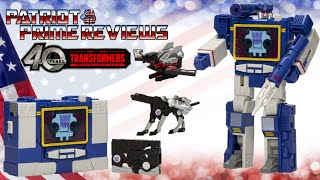 Patriot Prime Reviews Transformers 40th Anniversary Retro G1 Soundwave With Laserbeak amp Ravage [upl. by Ahsok54]