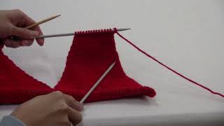 DIY How to knit sweater for kid basic and easy ways to knit v neck angle Part 2 [upl. by Royd]