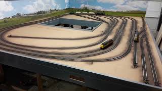 00 gauge model railway test runNon scenic  bachmann class 66 37 20 08 [upl. by Dewain]