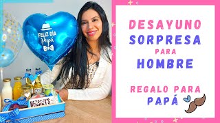 👨 DESAYUNO SORPRESA para HOMBRE 🎁 Día del PADRE Regalo Original para Hombre [upl. by Tocs]