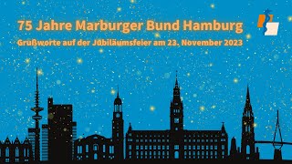 75 Jahre Marburger Bund Hamburg  Begrüßung [upl. by Rehc]