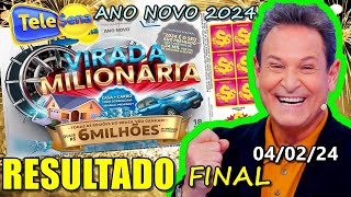 Resultado Final Tele Sena ANO NOVO 🍀 040224 [upl. by Edge]